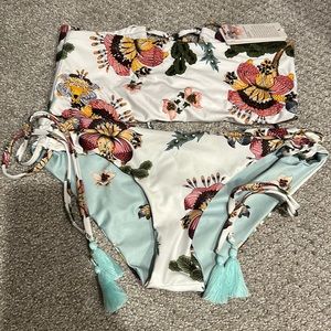 Agua Bendita Varenna swim set new with tags